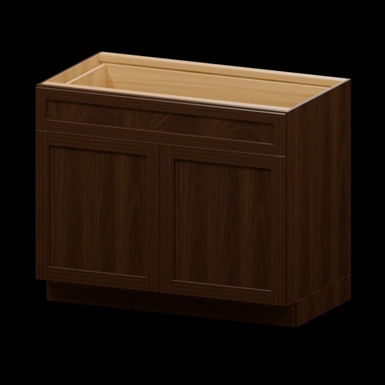 42-in Base Cabinet in Espresso finish illustration