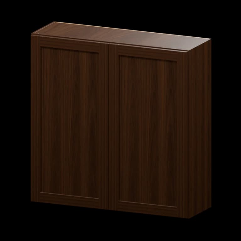 36-in Wall Cabinet in Espresso finish illustration